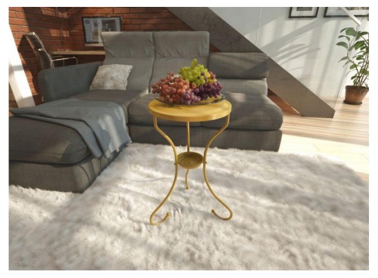 Журнальный столик Sheffilton SHT-CT10-1 золото в Кургане