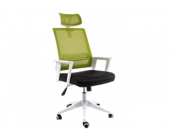 Компьютерное кресло Dreamer белое / черное / зеленое