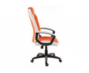 Компьютерное кресло Gamer белое / оранжевое