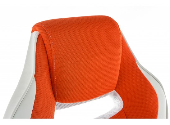 Компьютерное кресло Gamer белое / оранжевое в Кургане