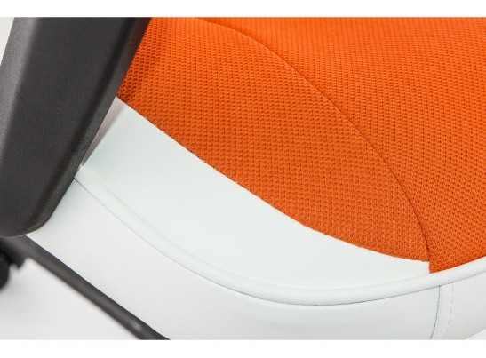 Компьютерное кресло Gamer белое / оранжевое в Кургане