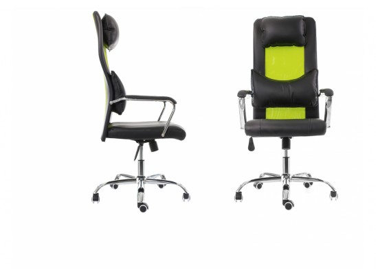 Компьютерное кресло Unic черное / зеленое в Кургане