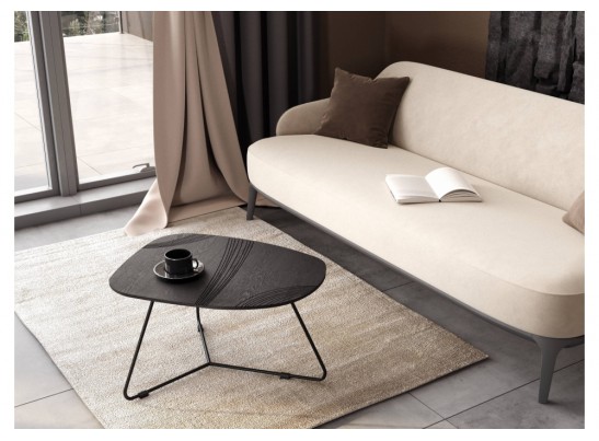 Журнальный столик SHT-CT52-2 сонора / черный муар в Кургане