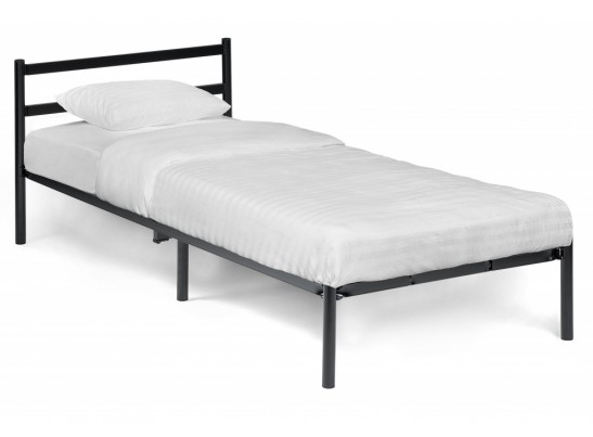 Односпальная кровать Фади 90х200 черная в Кургане