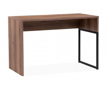 Письменный стол Ниа 115х60 дуб делано темный / черный матовый
