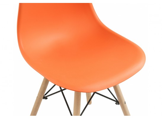 Пластиковый стул Eames PC-015 orange в Кургане