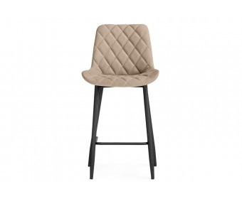 Полубарный стул Баодин Б/К бежевый / черный