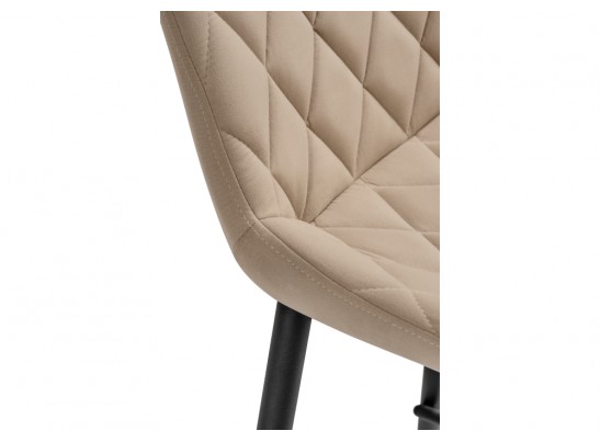 Полубарный стул Баодин Б/К бежевый / черный в Кургане