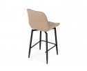 Полубарный стул Баодин К Б/К крутящийся бежевый / черный в Кургане