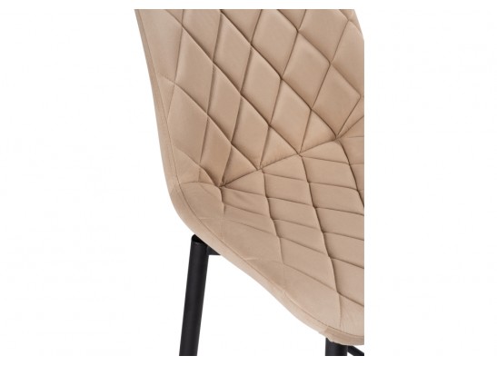 Полубарный стул Баодин К Б/К крутящийся бежевый / черный в Кургане