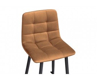 Полубарный стул Чилли К кирпичный / черный