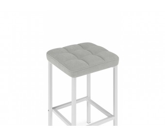 Полубарный стул Лофт мадера 20 / белый матовый