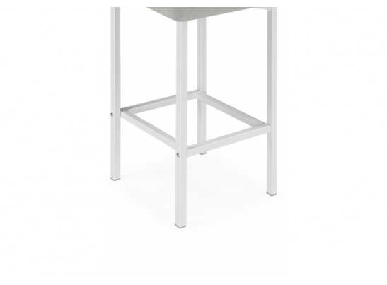 Полубарный стул Лофт мадера 20 / белый матовый в Кургане