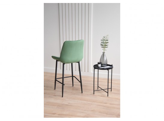 Полубарный стул Седа 360 фисташковый (zd 651) / черный