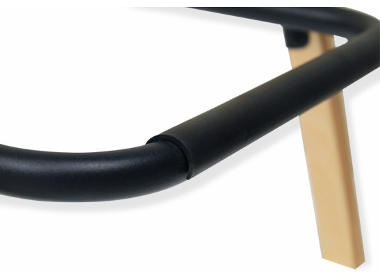 Полубарный стул Sheffilton SHT-ST38/S94-1 ночное затмение / прозрачный лак / черный муар в Кургане