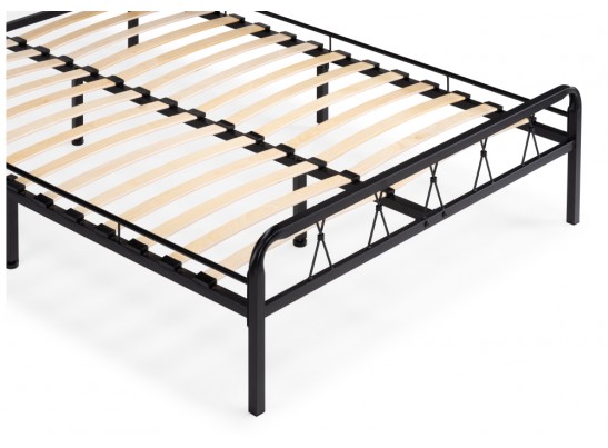 Полутораспальная кровать Иоханна 18 140х200 черная в Кургане