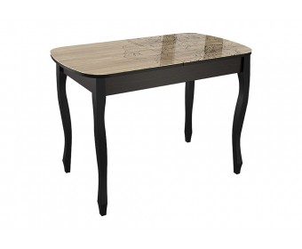 Стол Экстра 2 100(130)х60х75 венге / капучино раздвижной