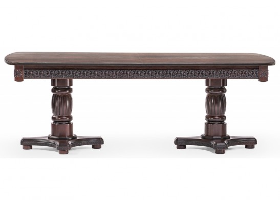 Деревянный стол Морнит 220(320)х110 орех темный / орех в Кургане