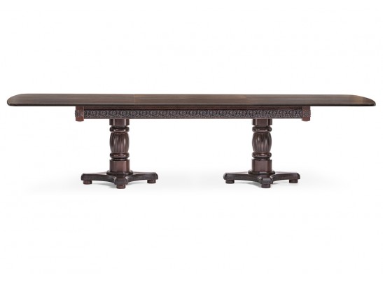 Деревянный стол Морнит 220(320)х110 орех темный / орех в Кургане