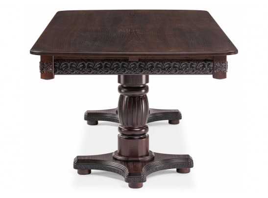 Деревянный стол Морнит 220(320)х110 орех темный / орех в Кургане