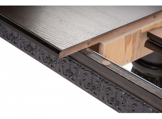 Деревянный стол Морнит 220(320)х110 орех темный / орех в Кургане