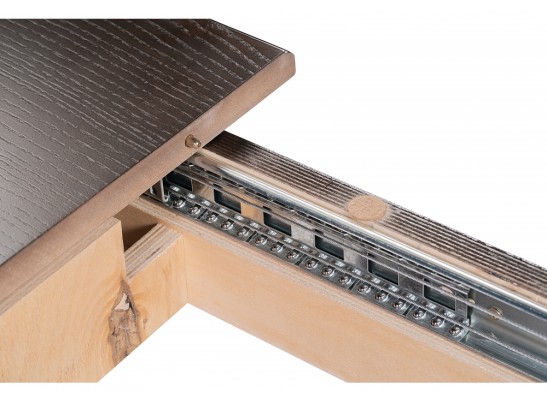 Деревянный стол Морнит 220(320)х110 орех темный / орех в Кургане