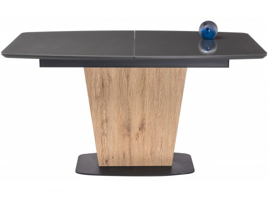 Стол на тумбе Теон дуб антор натуральный / графит в Кургане