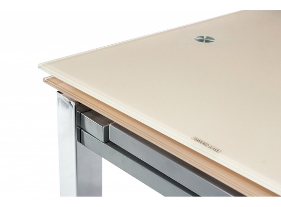 Стол раскладной Kvadro 80 бежевый в Кургане