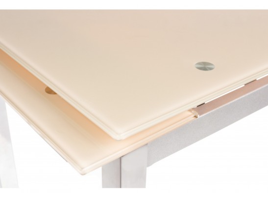 Стол раскладной TB017-26 бежевый / хром в Кургане