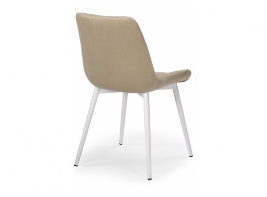 Стул на металлокаркасе Алст белый / velutto 05 в Кургане