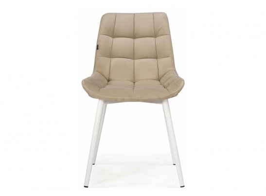 Стул на металлокаркасе Алст белый / velutto 05 в Кургане