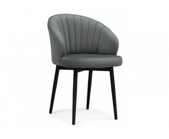 Стул на металлокаркасе Бэнбу крутящийся MR-11 / черный