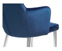 Стул на металлокаркасе Benza dark blue в Кургане