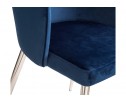 Стул на металлокаркасе Benza dark blue в Кургане
