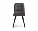 Стул на металлокаркасе Bruk dark gray / black в Кургане