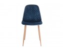 Стул на металлокаркасе Capri dark blue / wood в Кургане