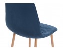 Стул на металлокаркасе Capri dark blue / wood в Кургане