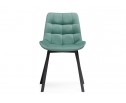 Стул на металлокаркасе Челси бирюзовый / черный в Кургане