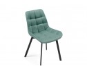 Стул на металлокаркасе Челси бирюзовый / черный в Кургане