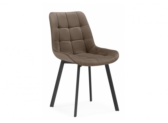 Стул на металлокаркасе Челси П коричневый (zd 233) / черный в Кургане