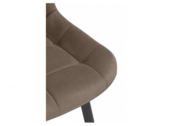 Стул на металлокаркасе Челси П коричневый (zd 233) / черный в Кургане