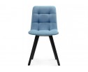 Стул на металлокаркасе Чилли черный / голубой в Кургане