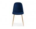 Стул на металлокаркасе Dabl dark blue / gold в Кургане