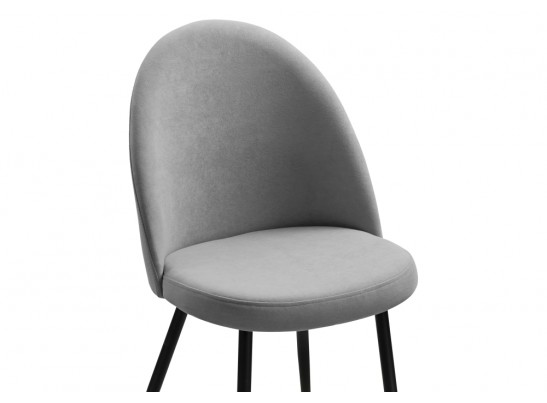 Стул на металлокаркасе Дагрун серый / черный в Кургане