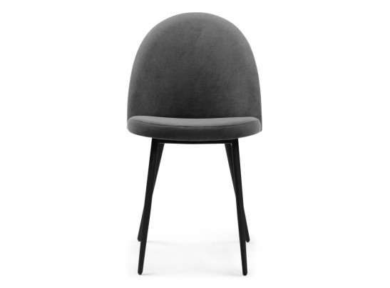 Стул на металлокаркасе Дагрун темно-серый / черный каркас в Кургане