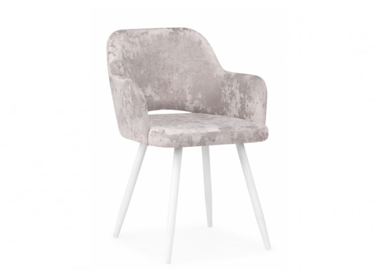 Стул на металлокаркасе Эолин латте (simple 008) / белый в Кургане