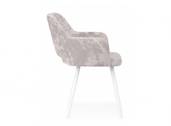 Стул на металлокаркасе Эолин латте (simple 008) / белый в Кургане