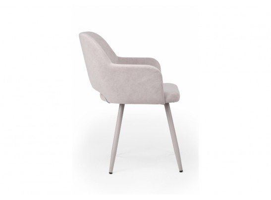 Стул на металлокаркасе Эолин светло-серый (glory 36) / серый в Кургане