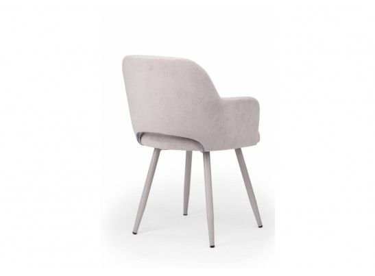 Стул на металлокаркасе Эолин светло-серый (glory 36) / серый в Кургане