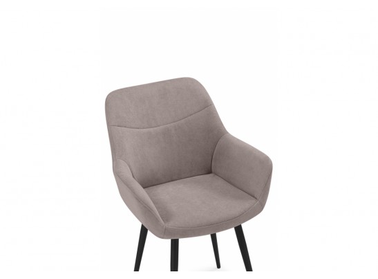 Стул на металлокаркасе Флюид латте (zd (290) / черный в Кургане